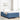 Bedframe Blauw 120 x 200 cm Katoenen stof