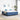 Bedframe Blauw 180 x 200 cm Katoenen stof