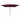 Tuinparasol Rood en Zwart 295 x 295 x 245 cm Polyester en staal
