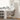 Bureau met plank met opslag Wit 122 x 67 x 145 cm Bewerkt hout