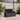 Tuinbank met kussen Zwart 124 x 62 x 69cm poly rattan