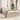 Tuin Sofa Set met kussen 7 pcs Beige 55 x 55 x 37 cm Poly riet
