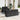 Tuin Sofa Set met kussen met opslag 6 pcs Zwart 55 x 55 x 37 cm