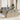 Tuin Sofa Set 7 pcs Beige en Licht Grijs 55 x 55 x 37 cm