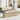 Tuin Sofa Set met kussen 9 pcs Beige en Crème 55 x 55 x 37 cm