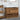 Wastafelmeubel met lade Oud Hout 78 x 37 x 59 cm Bewerkt hout