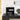 Bureau Organizer Zwart Eiken 36 x 26 x 29.5 cm Bewerkt hout