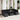 Tuin Sofa Set met kussen 10 pcs Zwart 100 x 55 x 73 cm