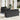 Tuin Sofa Set met kussen 6 pcs Zwart 100 x 55 x 73 cm