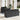 Tuin Sofa Set met kussen 6 pcs Zwart