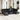 Tuin Sofa Set 10 pcs Zwart Poly rattan en gepoedercoat staal