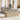 Tuin Sofa Set 6 pcs beige en lichtgrijs 100 x 55 x 73 cm