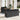 Tuin Sofa Set met kussen 6 pcs Zwart 100 x 55 x 73 cm