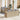 Tuin Sofa Set 6 pcs beige en lichtgrijs 100 x 55 x 73 cm