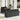 Tuin Sofa Set met kussen 6 pcs Zwart