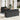 Tuin Sofa Set met kussen 6 pcs Zwart 100 x 55 x 73 cm