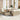 Tuin Eetset met kussen 9 pcs Beige en Crème 100 x 55 x 73 cm