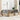 Tuin Eetset met kussen 6 pcs Beige en Grijs 100 x 55 x 73 cm