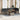 Tuin Eetset met kussen 7 pcs Grijs en Bruin 100 x 55 x 73 cm