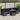 Tuin Eetset met kussen 8 pcs Zwart en Bruin 100 x 55 x 73 cm