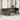 Tuin Eetset met kussen 7 pcs Grijs en Bruin 100 x 55 x 73 cm