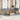 Tuin Eetset met kussen 7 pcs Beige en Grijs 100 x 55 x 73 cm