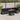 Tuin Eetset met kussen 7 pcs Zwart en Bruin 100 x 55 x 73 cm