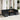 Tuin Eetset met kussen 10 pcs Zwart en Bruin 100 x 55 x 73 cm