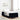 Boxspring bed Zwart en Wit en Zwart 100 x 200 cm Stof