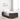 Boxspring bed met matras Donkerbruin en Wit 100 x 200 cm Stof