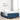 Boxspring bed met matras Blauw en Wit 120 x 200 cm Stof