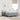 Boxspring bed Lichtgrijs en Wit en Lichtgrijs 160 x 200 cm Stof