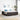 Boxspring bed met matras Donkerbruin en Wit 180 x 200 cm Stof