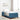 Bedframe met matras Donkerblauw en wit 90 x 200 cm Fluweel