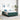 Bedframe Donkergroen, groen en wit 160 x 200 cm Fluweel