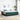 Bedframe Donkergroen, groen en wit 200 x 200 cm Fluweel