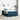 Bedframe Blauw 140 x 200 cm Stof