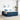 Bedframe Blauw 180 x 200 cm Stof