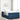 Bedframe met matras Blauw 120 x 200 cm Stof