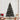 Kunst Kerstboom met verlichting Zwart 240 cm PET