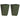 Plantenbak 2 pcs Olijf Groen 50 x 50 x 75 cm Staal
