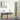 Badkamermeubelset met plank 4 pcs Sonoma eiken Medium