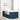 Bedframe met matras Blauw 100 x 200 cm Stof