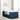 Bedframe met matras met matras Blauw 90 x 200 cm Stof