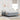 Boxspring bed Lichtgrijs en zwart 140 x 190 cm