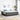 Boxspring bed Donkergrijs en Zwart 200 x 200 cm