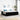 Boxspring bed Zwart en Zwart 200 x 200 cm