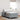 Boxspring bed Lichtgrijs en Bruin en Wit 80 x 200 cm Stof