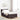 Boxspring bed Wit en Donkerbruin 90 x 190 cm Pocketveren