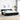 Boxspring bed Zwart 200 x 200 cm Bekleding en Hout en Schuim